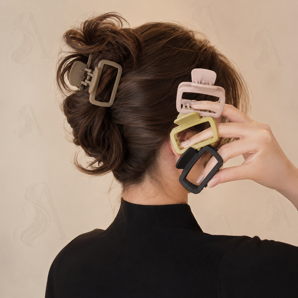 Aurevya 4-Piece Hair Claw Clip Set