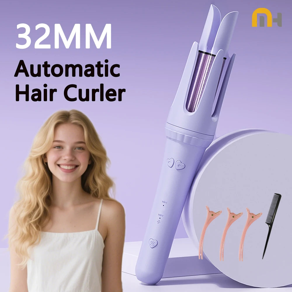 Aurevya AutoCurl™ 32mm Automatic Hair Curler